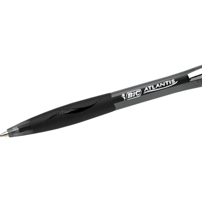 Artikelbild 3 für BIC Kugelschreiber ATLANTIS Soft schwarz/transparent, Schreibfarbe: schwarz, 1 St., Artikelnummer 439414