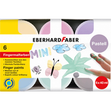 Artikelbild 1 für 6 EBERHARD FABER EFA Color Pastell Fingerfarben farbsortiert 6x 40,0 ml, Artikelnummer 100147