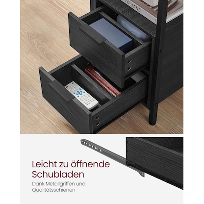 Artikelbild 8 für VASAGLE Beistelltisch anthrazit 35,0 x 60,0 x 61,0 cm, Artikelnummer 291159