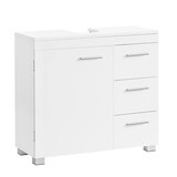 Artikelbild 1 für VASAGLE Waschtischunterschrank ohne Waschbecken weiß 70,0 x 30,0 x 64,0 cm, Artikelnummer 438749