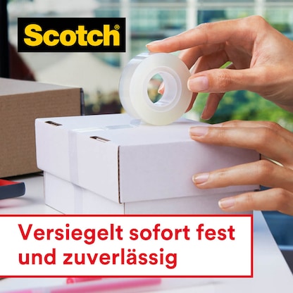 Artikelbild 6 für Scotch Klebefilmabroller Crystal Tape rot, Artikelnummer 477788