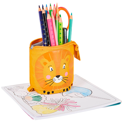 Artikelbild 4 für herlitz Stiftehalter Lion gelb Kunststoff 14,0 x 7,5 x 18,5 cm, Artikelnummer 556239