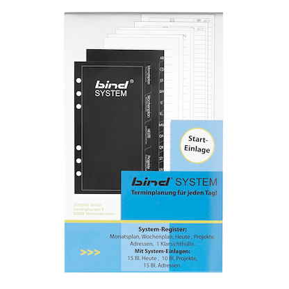 Artikelbild 3 für bind Ringbuch-Ergänzungsset MANAGER Starteinlage A6, Artikelnummer 533505