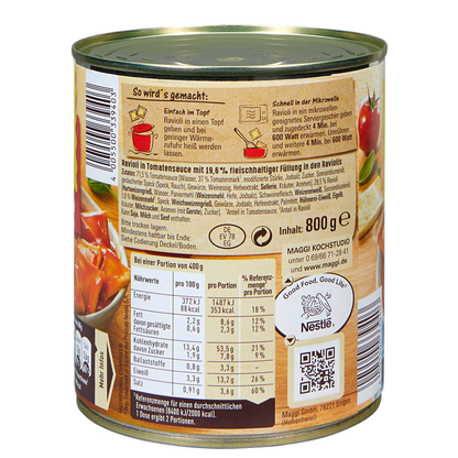 Artikelbild 4 für Maggi® Ravioli in Tomatensauce Fertiggericht 800,0 g, Artikelnummer 195814