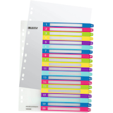 Artikelbild 1 für AKTION: LEITZ Ordnerregister WOW DIN A4 Vollformat, Überbreite 1-20 farbig 20-teilig, 1 Satz mit Prämie nach Registrierung, Artikelnummer 893089