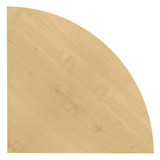 Artikelbild 1 für HAMMERBACHER Verbindungsplatte KP91 ahorn, dreieckig abgerundet 80,0 x 80,0 x 2,5 cm, Artikelnummer 528794