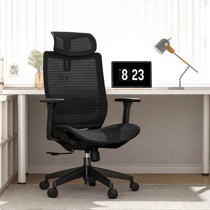 Artikelbild 6 für FlexiSpot Bürostuhl BS4 Stoff schwarz, Gestell schwarz, Artikelnummer 445029