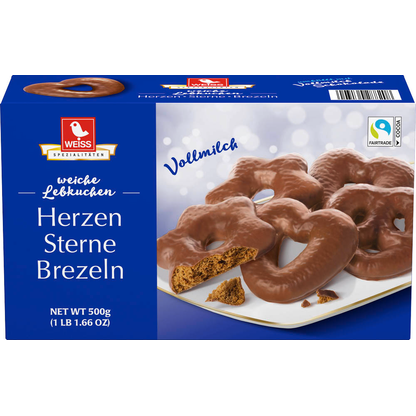Artikelbild für WEISS Lebkuchen Vollmilch 500,0 g, Artikelnummer 642289