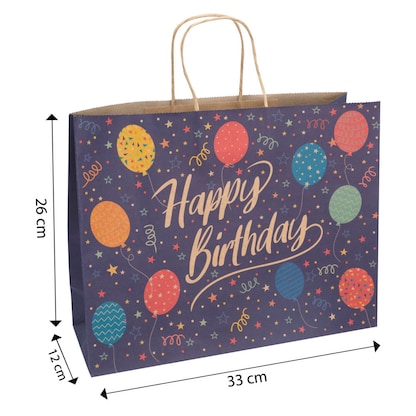 Artikelbild 3 für Idena Geschenktüte Geburtstag Motiv 33,0 x 26,0 cm, Artikelnummer 677269