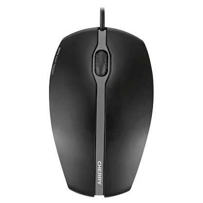 Artikelbild 2 für CHERRY GENTIX Silent Corded Optical Mouse Maus kabelgebunden schwarz, Artikelnummer 469945
