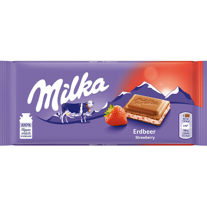Artikelbild 10 für Milka Erdbeer Schokolade 100,0 g, Artikelnummer 167664