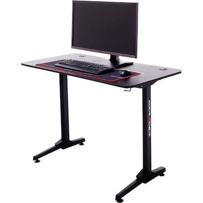 Artikelbild 4 für DXRacer Basic 2, Größe XL Gaming Schreibtisch schwarz rechteckig, C-Fuß-Gestell schwarz 111,0 x 60,0 cm, Artikelnummer 624744