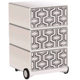 Artikelbild 1 für PAPERFLOW easyBox Vintage Rollcontainer weiß, bunt 4 Auszüge 39,0 x 43,6 x 64,2 cm, Artikelnummer 214688