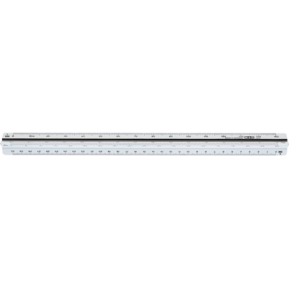 Artikelbild für M + R Dreikantmaßstab 30,0 cm, weiß, Artikelnummer 250619