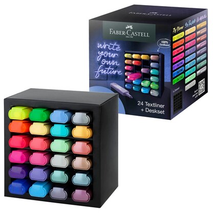 Artikelbild 22 für FABER-CASTELL TL 46 Textmarker farbsortiert, 24 St., Artikelnummer 443626