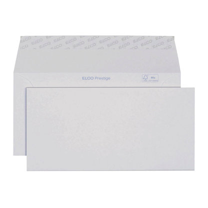 Artikelbild 9 für ELCO Briefumschläge Prestige DIN lang+ ohne Fenster hochweiß haftklebend 250 St., Artikelnummer 359051