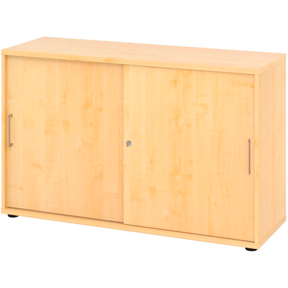 Artikelbild für HAMMERBACHER Schiebetürenschrank 1752S, V1752S/3/3/BS ahorn 1 Fachboden 120,0 x 40,0 x 74,8 cm, Artikelnummer 993048