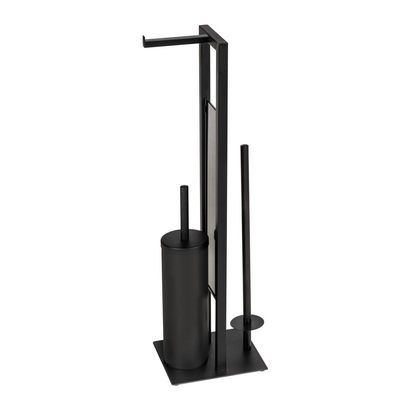 Artikelbild 3 für WENKO WC-Garnitur Rivalta schwarz Metall, Artikelnummer 814774