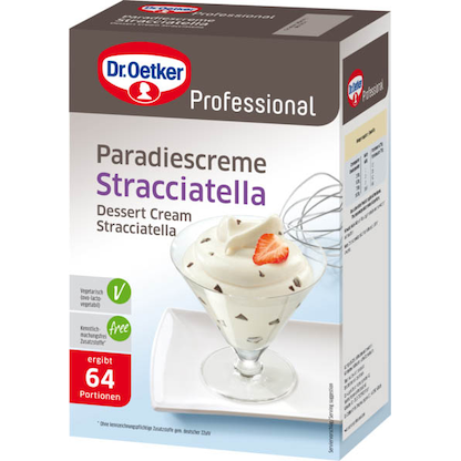 Artikelbild für Dr. Oetker Paradiescreme Stracciatella 1,0 kg, Artikelnummer 576957