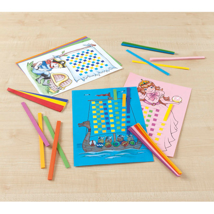 Artikelbild 2 für folia Bastelset Flechtpapiere mehrfarbig, Artikelnummer 191993