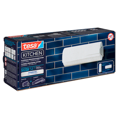 Artikelbild 3 für tesa Küchenrollenhalter 70048-00000-01 weiß Metall, Artikelnummer 520146