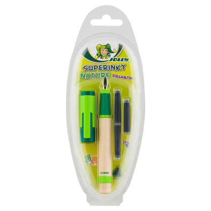 Artikelbild für JOLLY Superinky Nature Touch Patronenfüller grün/ahorn M (mittel), Artikelnummer 632048