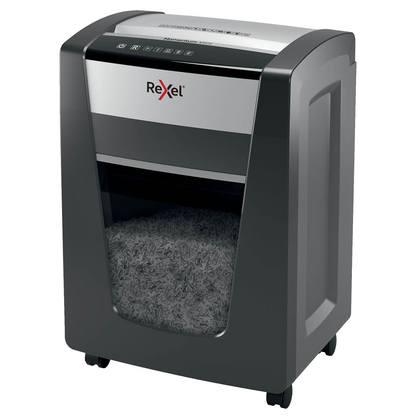 Artikelbild 16 für Rexel Momentum M515 Aktenvernichter mit Partikelschnitt P-5, 2 x 15 mm, bis 15 Blatt, schwarz, Artikelnummer 643770