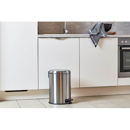 Artikelbild 2 für WENKO Leman Mülleimer 20,0 l silber, Artikelnummer 805404