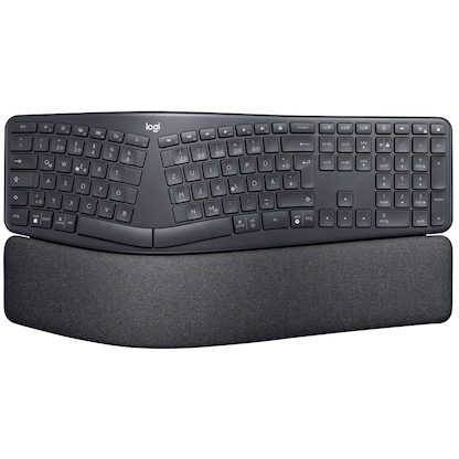 Artikelbild für Logitech ERGO K860 ergonomische Tastatur kabellos schwarz, Artikelnummer 162083