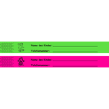 Artikelbild 1 für 100 WOLF & APPENZELLER Sicherheitsbänder für Kinder grün, Artikelnummer 891713