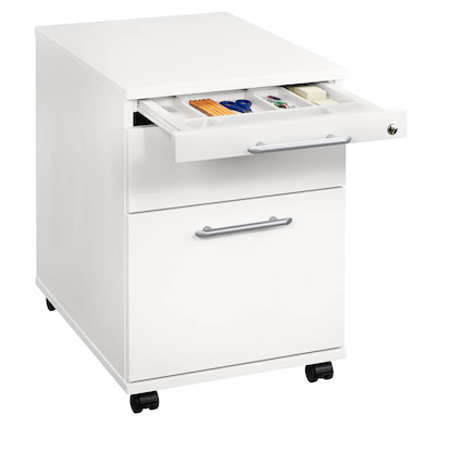 Artikelbild 4 für HAMMERBACHER AC20 Rollcontainer weiß 3 Auszüge 42,8 x 58,0 x 59,0 cm, Artikelnummer 350847