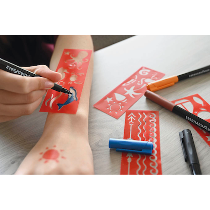 Artikelbild 4 für EBERHARD FABER Beach Tattoostifte farbsortiert 1,0 - 5,0 mm, 4 St., Artikelnummer 419327