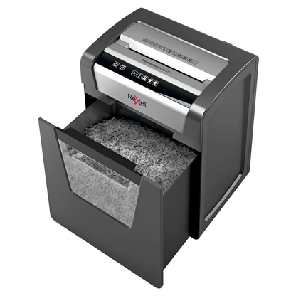 Artikelbild 2 für Rexel Momentum M510 Aktenvernichter mit Partikelschnitt P-5, 2 x 15 mm, bis 10 Blatt, schwarz, Artikelnummer 643751