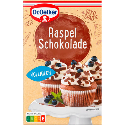 Artikelbild 2 für Dr. Oetker Raspelschokolade Vollmilch 100,0 g, Artikelnummer 576649