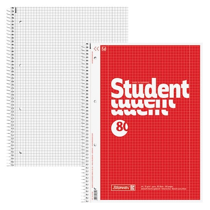Artikelbild für BRUNNEN Collegeblock Student Lineatur 28 kariert DIN A4 Innen- und Außenrand, 1 St., Artikelnummer 683088