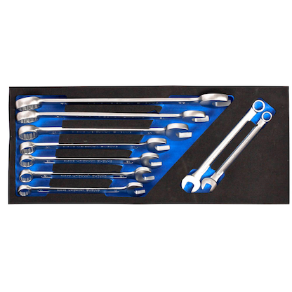 Artikelbild 2 für ADB Ring-Maulschlüssel-Satz 22209 9-teilig, Artikelnummer 204279