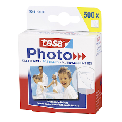 Artikelbild 2 für tesa Photo doppelseitige Klebepads 1,2 x 1,3 cm, 500 St., Artikelnummer 483685