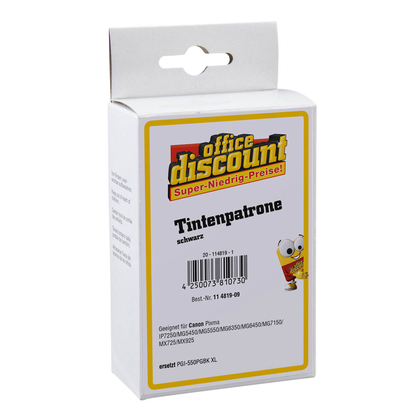 Artikelbild 2 für office discount schwarz Druckerpatrone kompatibel zu Canon PGI-550XL PGBK, Artikelnummer 114819