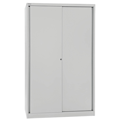 Artikelbild 23 für BISLEY Schiebetürenschrank ECO, SD12194S645 lichtgrau 4 Fachböden 120,0 x 43,0 x 198,0 cm, Artikelnummer 437541