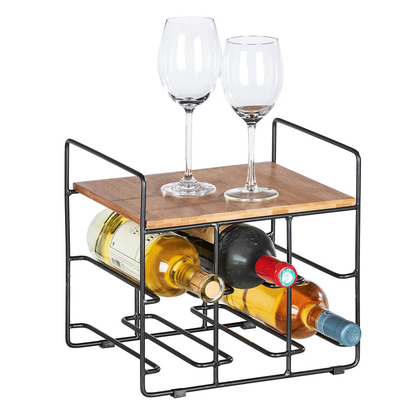 Artikelbild 5 für WENKO Weinregal Loft schwarz, braun 30,0 x 24,0 x 27,5 cm, Artikelnummer 530693