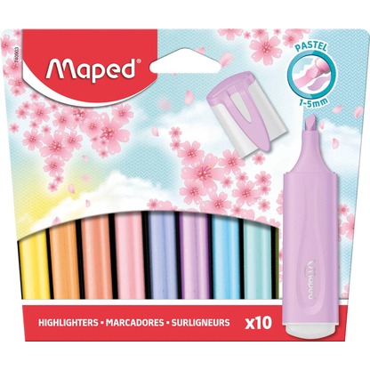 Artikelbild 10 für maped Fluo Peps pastell Textmarker farbsortiert, 10 St., Artikelnummer 260283
