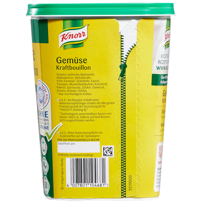 Artikelbild 4 für Knorr® Gemüse Kraftbouillon 1,0 kg, Artikelnummer 178824