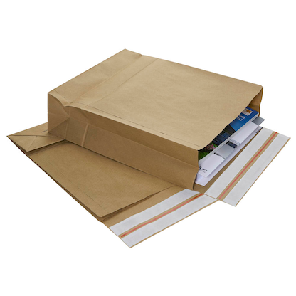 Artikelbild 3 für BONG Faltentaschen e-Green ca. DIN C3 ohne Fenster braun mit 12,0 cm Falte, 200 St., Artikelnummer 280093