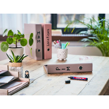 Artikelbild 6 für edding Brilliant-Paper-Marker 33 Permanentmarker schwarz 1,0 - 5,0 mm, 10 St., Artikelnummer 311761