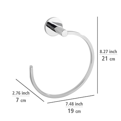 Artikelbild 6 für WENKO Handtuchhalter Isera silber, Artikelnummer 807513