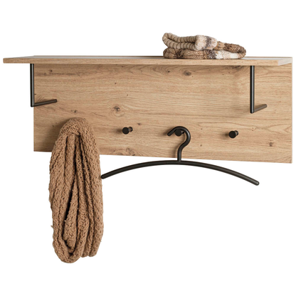 Artikelbild 14 für HAKU Möbel Wandgarderobe 37447 eiche Holz 4 Haken 80,0 x 30,0 cm, Artikelnummer 965743