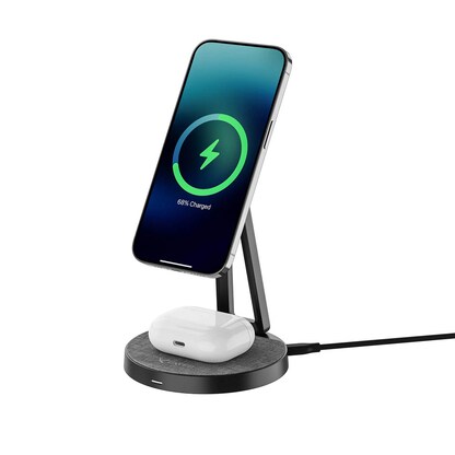 Artikelbild 4 für XLAYER MagFix Pro 2 in 1 Induktive Ladestation schwarz, 15 Watt, Artikelnummer 344917