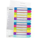 Artikelbild 1 für AKTION: LEITZ Ordnerregister WOW DIN A4 Vollformat, Überbreite 1-12 farbig 12-teilig, 1 Satz mit Prämie nach Registrierung, Artikelnummer 893060