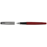 Artikelbild 1 für PARKER Originals C.C Patronenfüller rot/silber M (mittel), Artikelnummer 276028