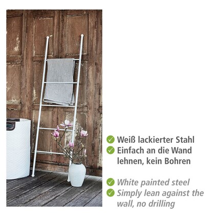 Artikelbild 3 für WENKO Handtuchhalter Viva weiß, Artikelnummer 529166